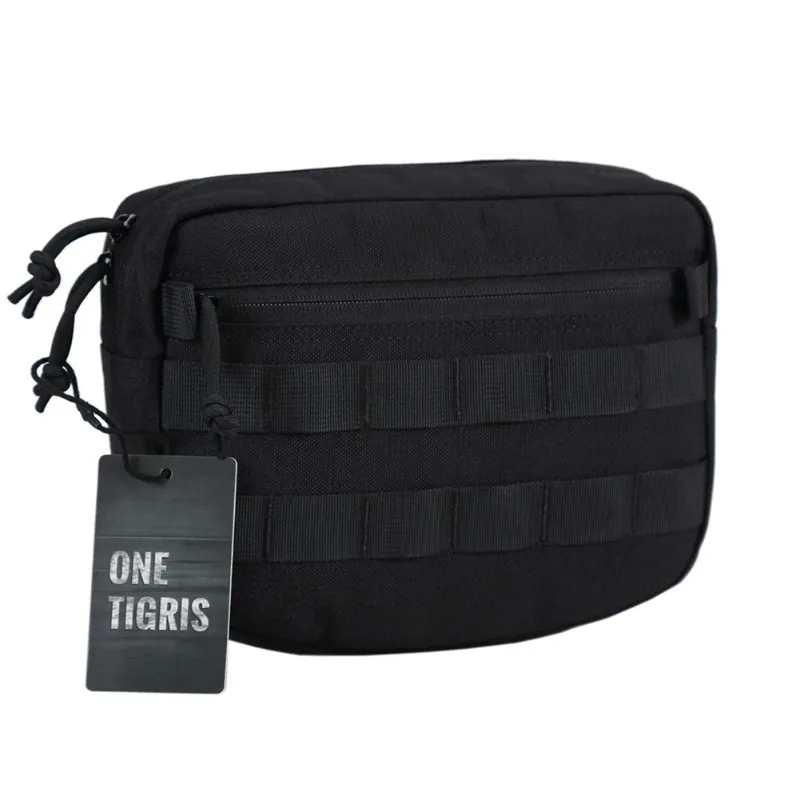 Tactical Plate Carrier Lower Accessory Pouch MOLLE Compact EDC Multi Purpose Admin