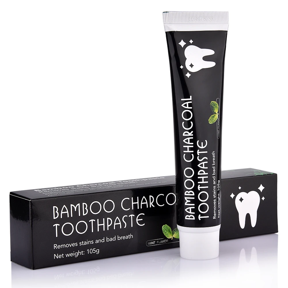 Bamboo Charcoal Toothpaste Teeth Whitening Black Toothpaste Remove Stains Oral Hygiene