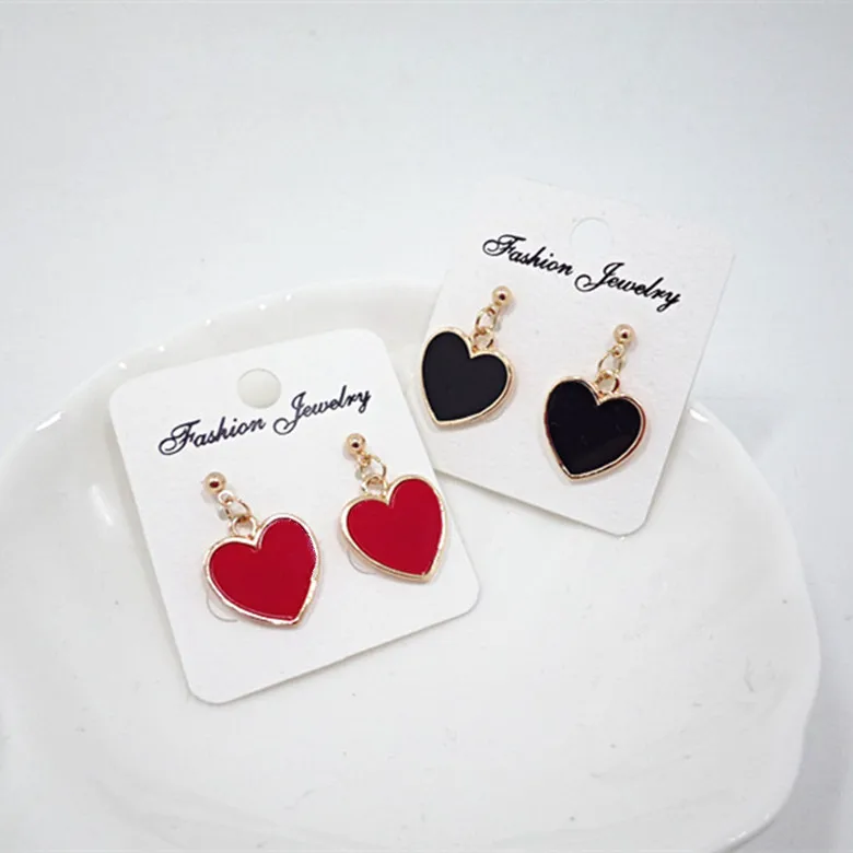 

1Pair Fashion Stud Jewelry Sale Hollow Love Heart Earrings For Woman Accessories Anniversary Gift