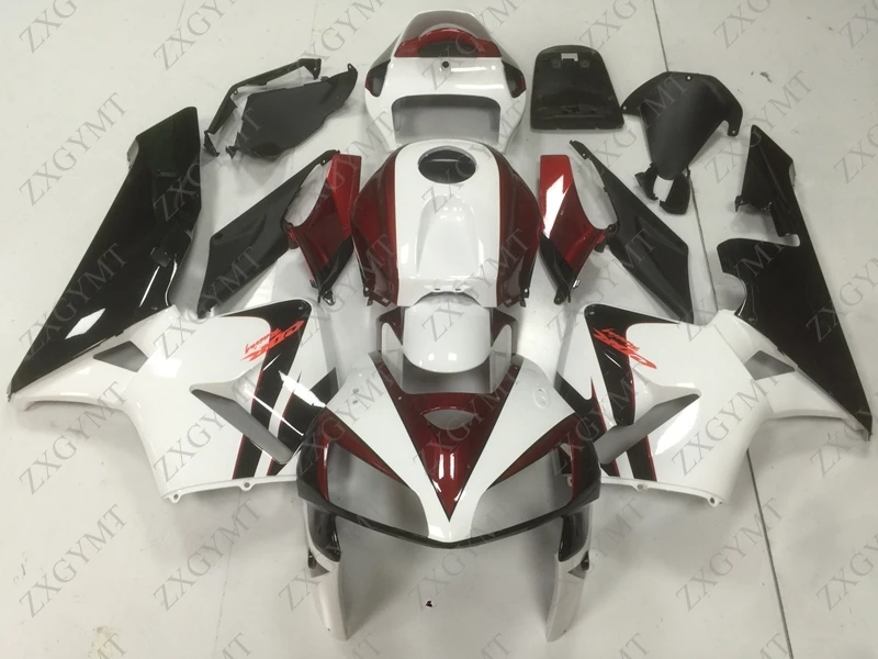 Пластиковые обтекатели CBR 600 RR 2005-2006 БЕЛЫЙ красные, Черные Abs обвес CBR 600 RR 05 мотоциклетные обвес CBR 600 RR 05