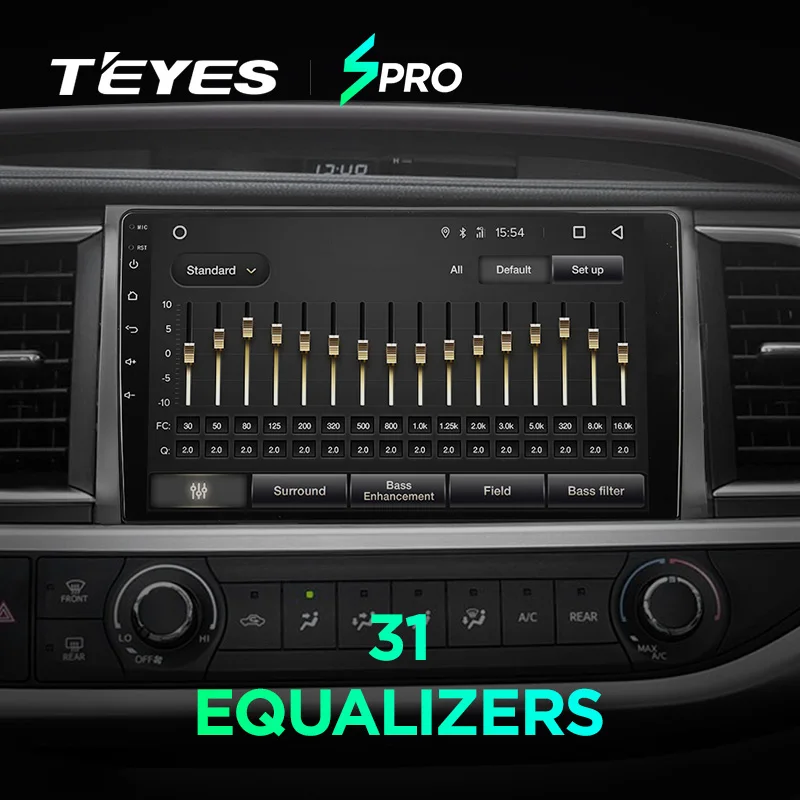 TEYES SPRO Штатная магнитола для Тойота Хайлендер XU50 Toyota Highlander XU50 2013 Android 8.1, до 8-ЯДЕР, до 4+ 64ГБ 32EQ+ DSP 2DIN автомагнитола 2 DIN DVD GPS мультимедиа автомобиля головное устройство