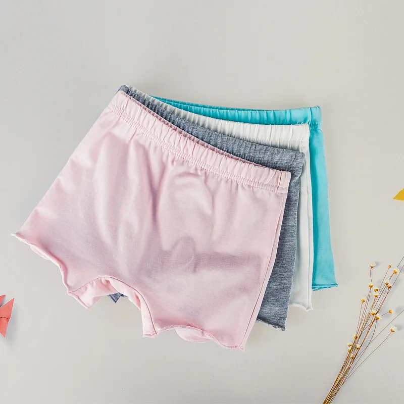 

Ruffle Girls Shorts Modal Cotton Baby Kids Shorts Child Cheap Casual Shorts Spring Summer Children Clothes Candy Color Shorties