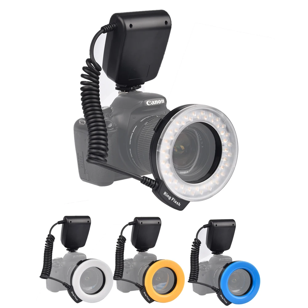 Prix pour Supon 48 pcs rf-550 led macro ring flash light pour canon nikon panasonic olympus dslr camera dv lcd affichage Prix pour Supon 48 pcs rf-550 led macro ring flash light pour canon nikon panasonic olympus dslr camera dv lcd affichage