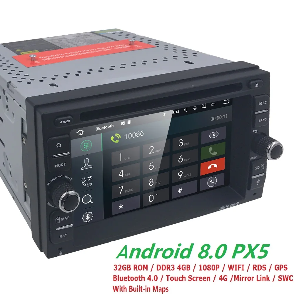 Clearance 4G+32G Android 8.0 Auto Radio 8/OctaCore 6.2Inch 2DIN Universal Car DVD player GPS Stereo Audio Head unit Support DAB DVR OBD BT 4