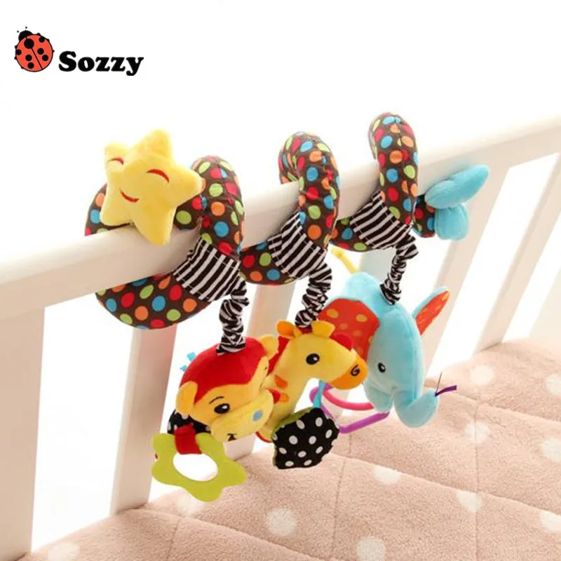 Quality Baby Bed Hanging Baby Crib Mobile Rotating Music Baby Rattles