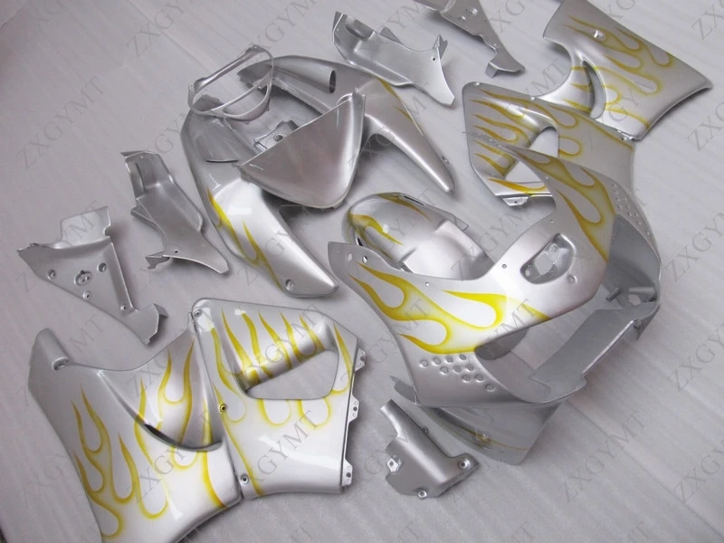 

Fairing Kits CBR919RR 1998 - 1999 Silver Yellow Frame Full Body Kits CBR919RR 1999 Body Kits CBR 919 98