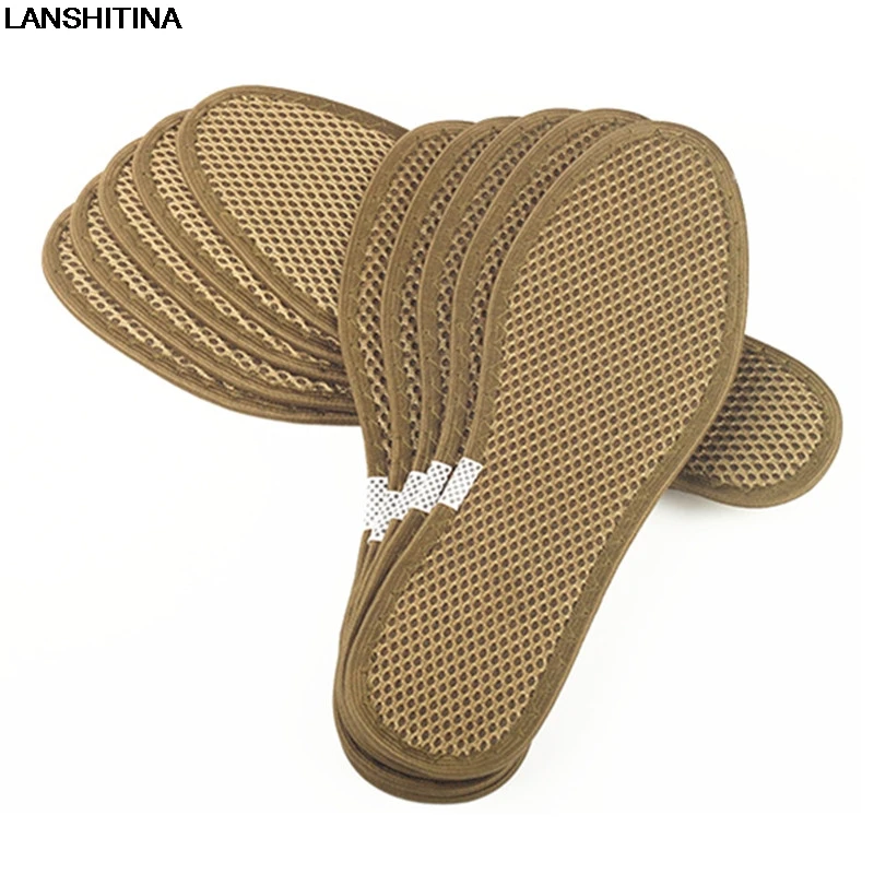

Bamboo Charcoal Deodorant Insole Sweat Absorption Breathable Military Training Insoles Mesh Shoe Pad Accessoires Shoes Inserts