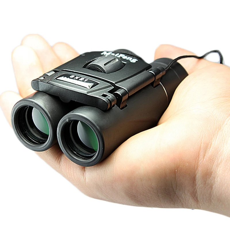 Portable 8X21 Binoculars Compact Zoom Telescope professional binocular Folding HD Powerful