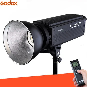 

Godox SL200Y 200W Studio Continuous LED Video Light 3300K-5600K Photographic Lighting Bowens Mount Photography lamp With Remote
