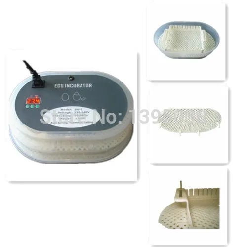 1pc JN12 Mini Automatic digital egg incubator hatcher brooder Small egg automatic incubator 110/220V 1pc JN12 Mini Automatic digital egg incubator hatcher brooder Small egg automatic incubator 110/220V