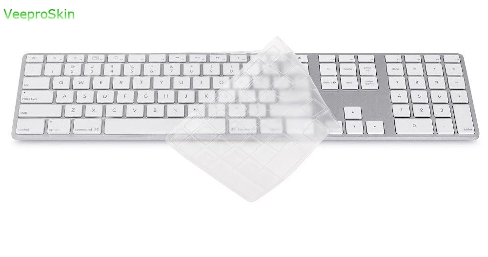 투명 애플 매직 키보드 G6 A1843 iMac 데스크탑 US 레이아웃 2015 2017 2018 2019, 실리콘 스킨 키보드 커버 스킨