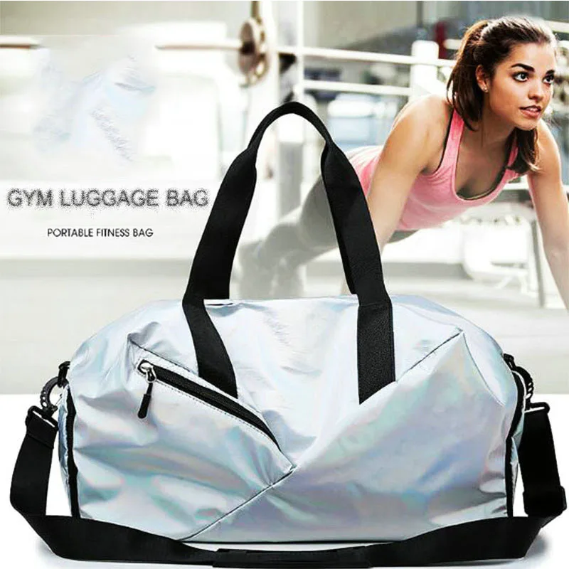 Koop Gym Tassen Voor Vrouwen Met Schoen Compartiment Sport Sporttas Met Natte Zak Nieuwe Vro Yoga Plunjezakken Outdoor Reizen bagage Tassen