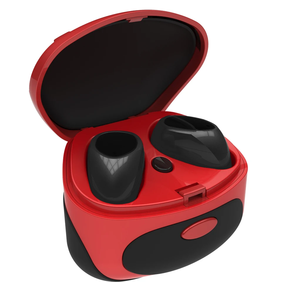 

Wireless QI Charging Bluetooth Earbuds Ear Bud Earphone Headset Waterproof Stereo Sound Noise Cancelling Earpiece For Phone