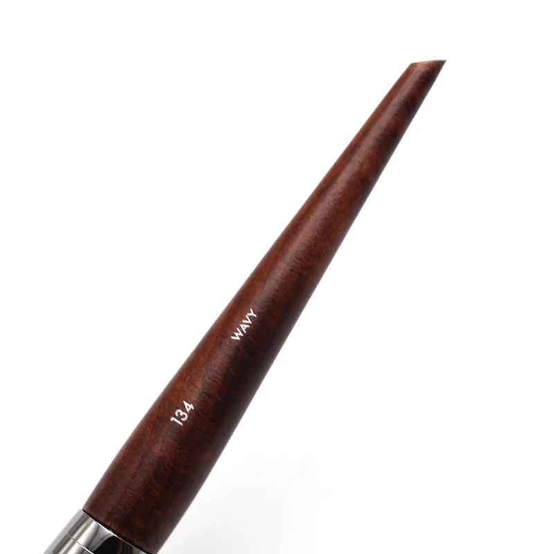 Tesoura de Maquiagem madeira firme suave ondulado fibras Material : Cabelo Sintético