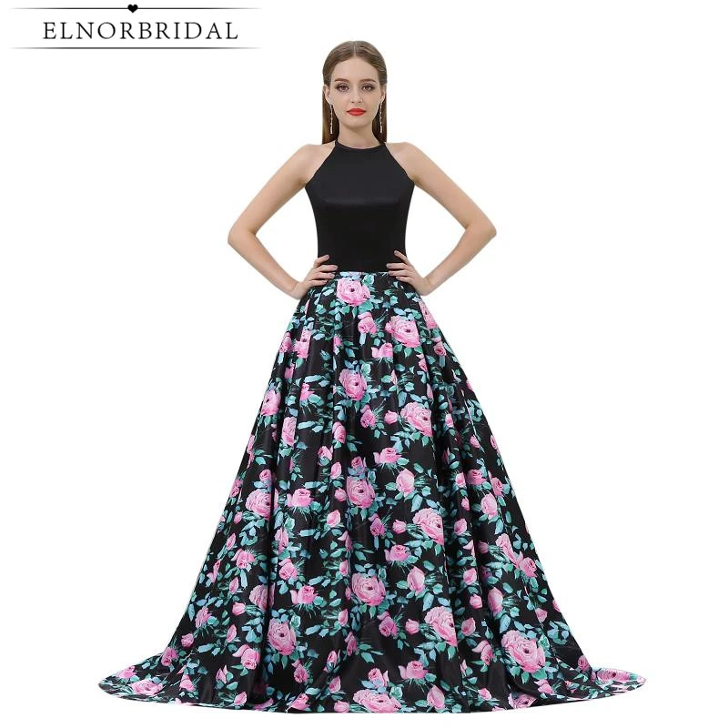 floral evening skirt
