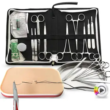 

8/12/15/20pcs/set 14cm Surgical suture tools, operation training instrument tool kit for Medical/science/Students