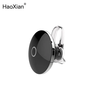

HaoXian Mini Wireless Bluetooth Earphone Invisible In-Ear Headset Handsfree Stereo Headphones With HD Mic For Phone PC