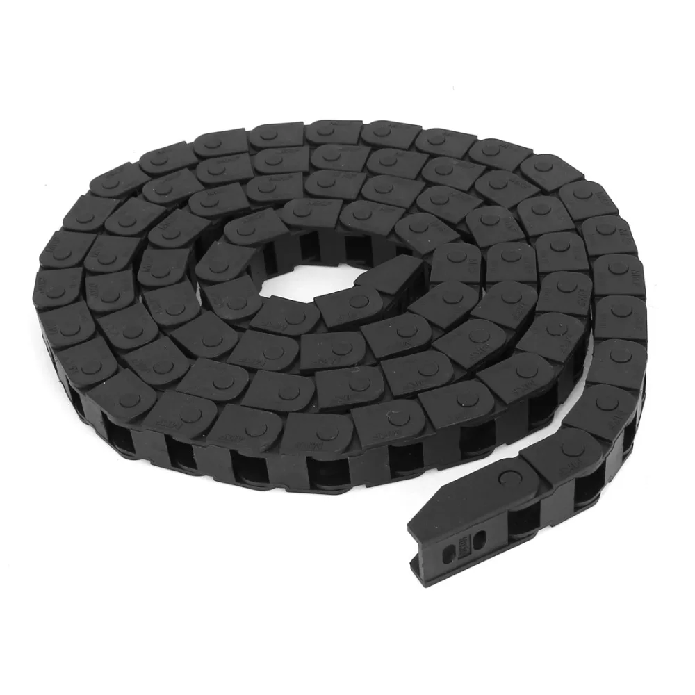 

UXCELL Plastic 10X10mm Tow Line Cable Carrier Drag Chain Wire Flex DIY CNC for CNC Machine Tools, Electronic Equipment