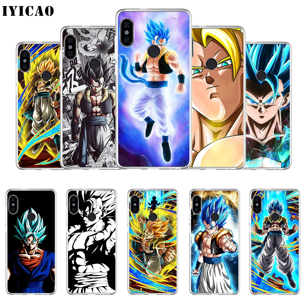 

IYICAO Gogeta Dragon Ball Movie Soft Silicone Phone Case for Xiaomi Mi 9 8 SE Mi 6 Mi A1 A2 Lite F1 MIX2S MIX3 TPU Cover
