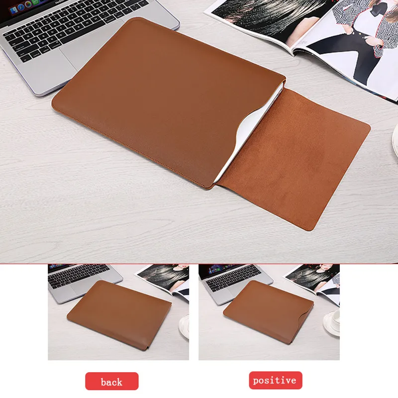 Чехол из искусственной кожи для ноутбука Macbook Air Retina 11 12 13 15 4 чехол Xiaomi Pro 6 5|Сумки и