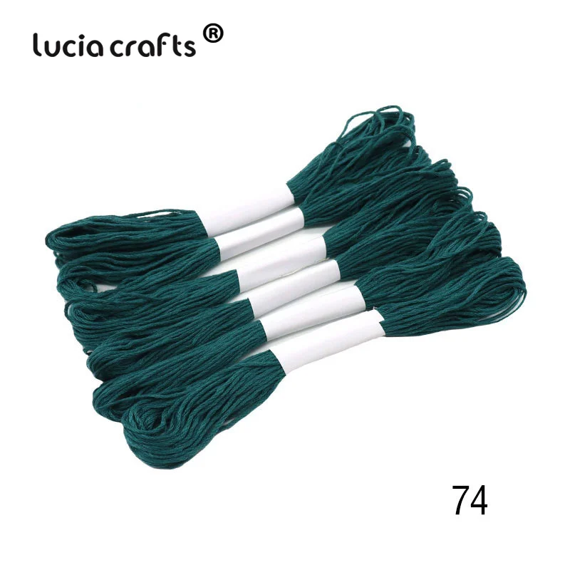 74 Malachite green 6 шт 7 метров разные цвета якорь» для вышивания крестиком хлопок вышитые нить 20050028(D6 - Цвет: 74 Malachite green