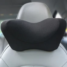 Подушка автокресла подголовник памяти хлопок Фиксатор шеи Подушка поддержка