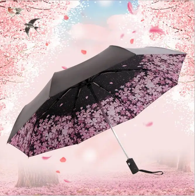 Buy LIANGKA new creative lady folding cherry umbrella