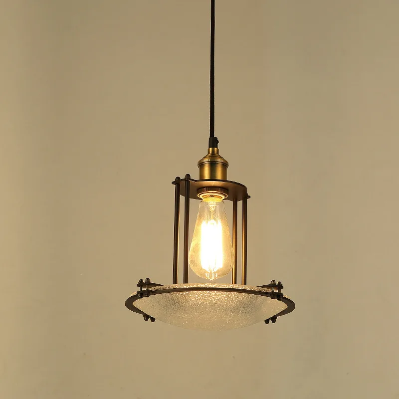Retro Vintage Pendant Lights Water Glass Lampshade Loft Pendant Lamps E27 110V 220V for Dinning Room Home Lighting WPL179 Retro Vintage Pendant Lights Water Glass Lampshade Loft Pendant Lamps E27 110V 220V for Dinning Room Home Lighting WPL179