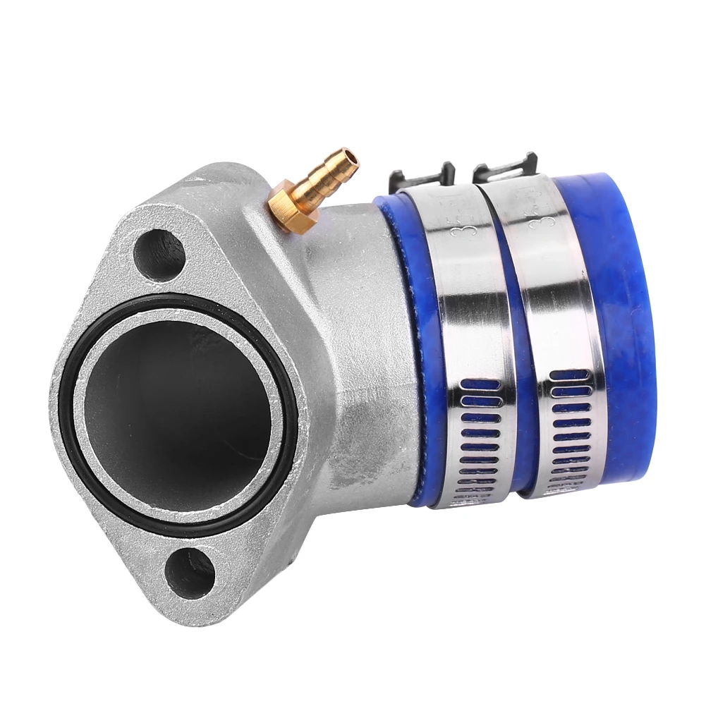 Aramox Aluminum Intake Manifold Boot,JA02005 Aluminum Racing Intake Manifold Boot for most GY6 150cc Engine Moped ATV Go Kart