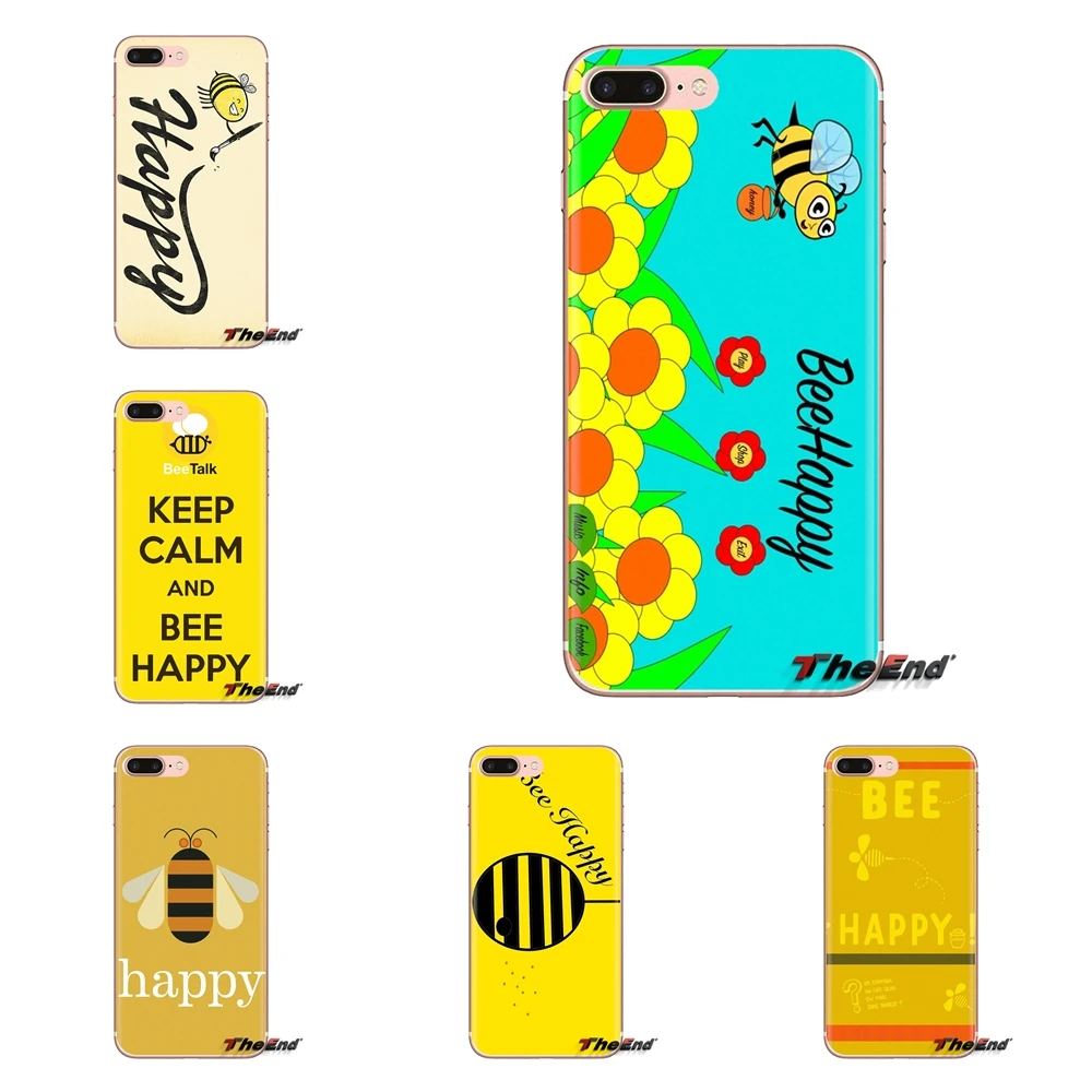 Прозрачный чехол из ТПУ с рисунком маленькой желтой пчелы для iPod Touch Apple iPhone 4 4S 5 5S