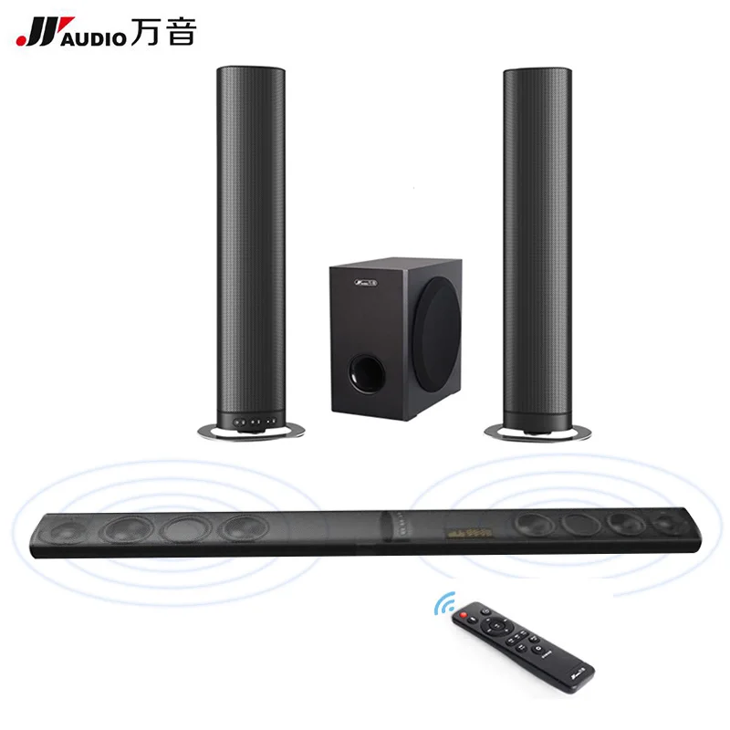 JY AUDIO Detachable Wireless Soundbar TV Speakers Bluetooth Home