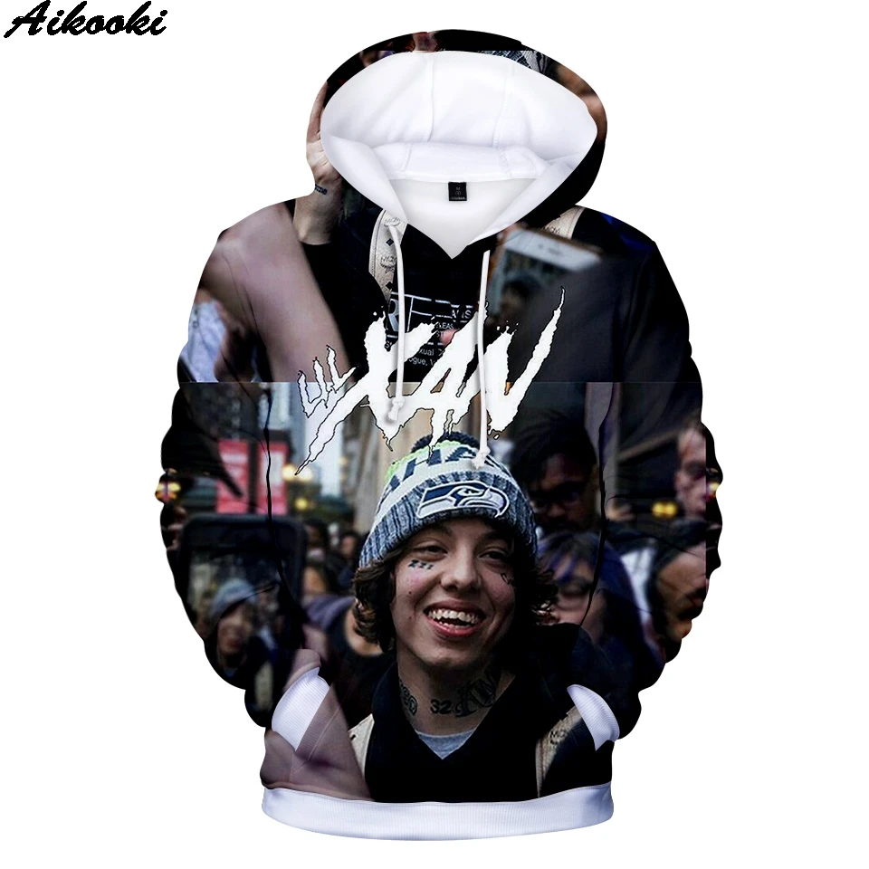 Lil xan xanarchy толстовки мужские женские хип-хоп 3D Принт lil осенние пуловеры XXS-4XL |