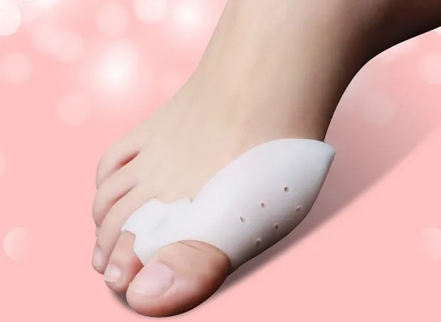 

Silicone gel bunion splint big toe separator Overlapping spreader protection feet care corrector aligns health hallux valgus new