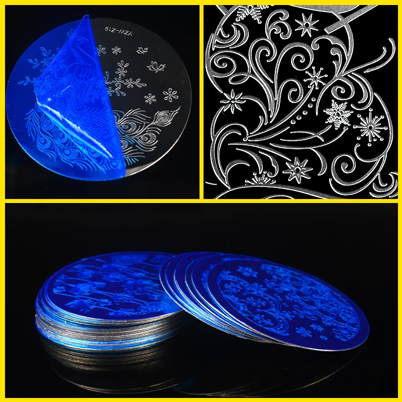 

YWK 30 Designs Nail Art Stamp Template Flower Vine Rose Leaves Floral Image Pattern Printing Plate for Manicure Stencil