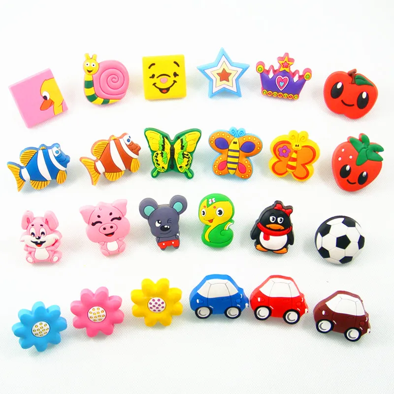 

Collision Cartoon Handle Kids Modern Hardware Soft Handle Environmental Room Children Cabinet Drawer Wardrobe Door Car Animal