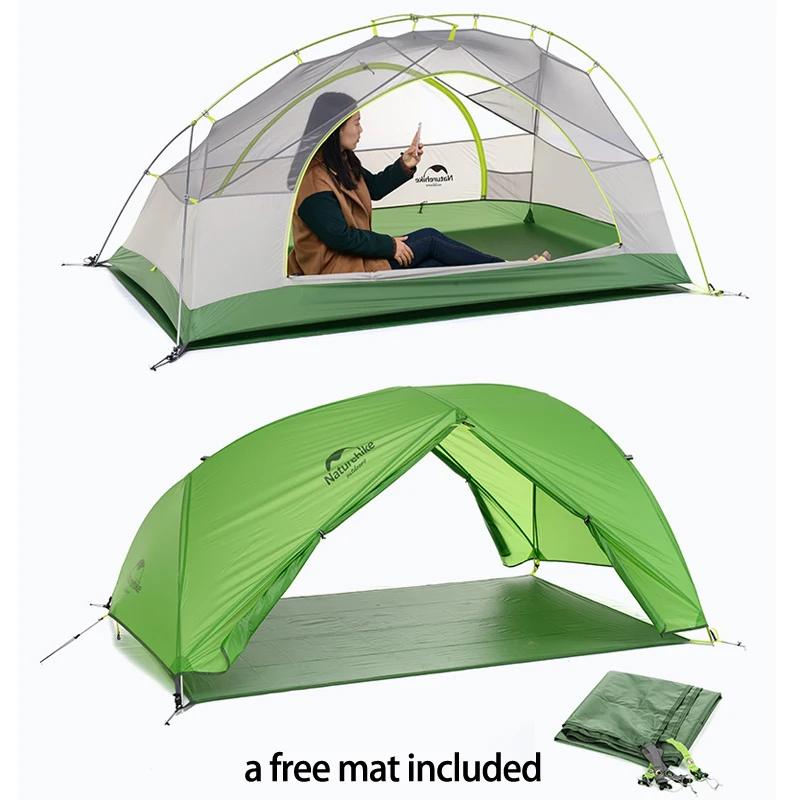 HYKE /& BYKE 2 personne Backpacking tente avec empreinte