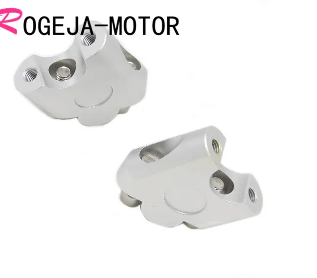 2шт 7/" 22 мм Мотоцикл с ЧПУ алюминиевый руль стоячий зажим Крепление конус для Triumph KTM Honda Yamaha Suzuki Kawasaki BMW