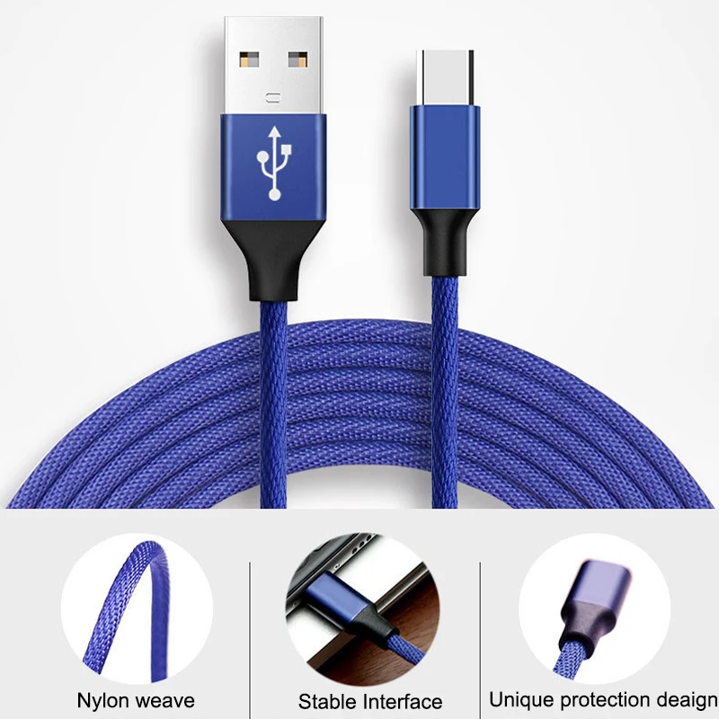 Aokin-USB-Type-C-Kabel-Voor-Samsung-S8-Type-C-Snelle-Opladen-kabel-Voor-Huawei-Voor