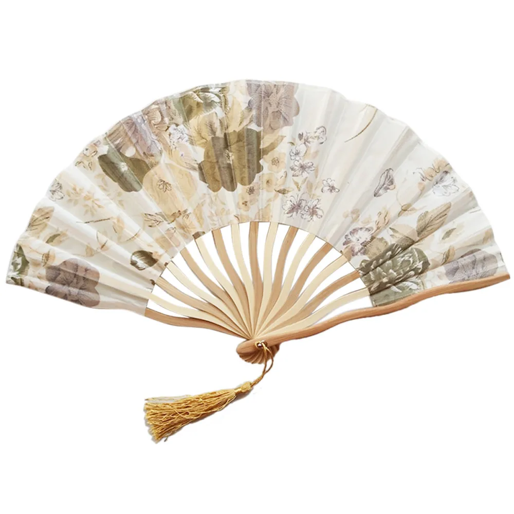 New Chinese Style Dance Party Wedding Lace Folding Hand Held Flower Fan pA TM