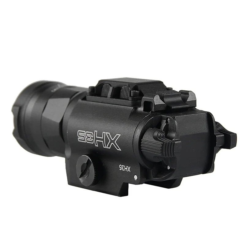 XH35 Ultra High Weapon Light 1000 Lumens Dual Output White LED Adjustable Tactical Flashlight Brightness & Strobe  Adjustment (7)