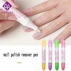 4 цвета гель для снятия лака для ногтей ручка для маникюра очиститель для ногтей Корректор лака Remover Pen UV гель для снятия лака wrap Tool