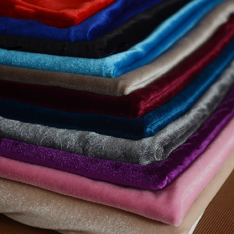 Стрейчевая бархатная ткань, корейский плюш, трикотажный материал для спортивного костюма, высокое качество, Полиэстер, Хлопок, эластичная бархатная ткань