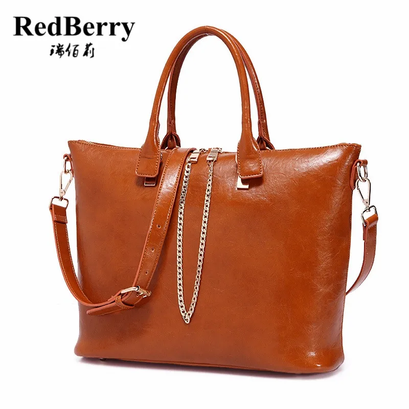 2016 New Women Genuine Leather Bag Casual Tote European Style Handbag