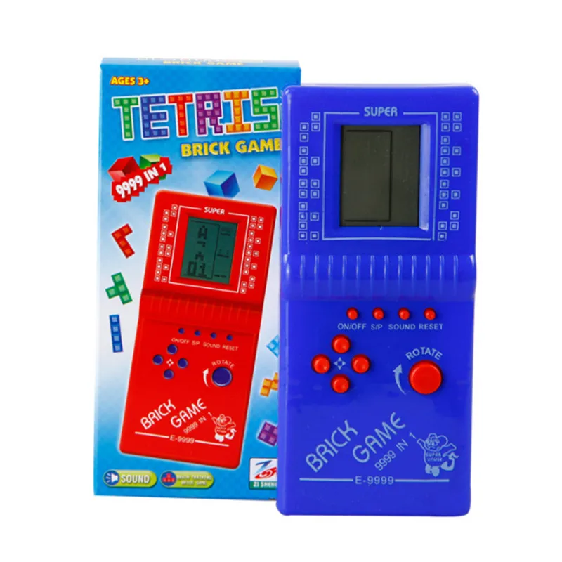

9999 in 1 Classic nostalgic Tetris handheld game console Mini Retro game Console Pocket Portable Handheld Game Player for gifts