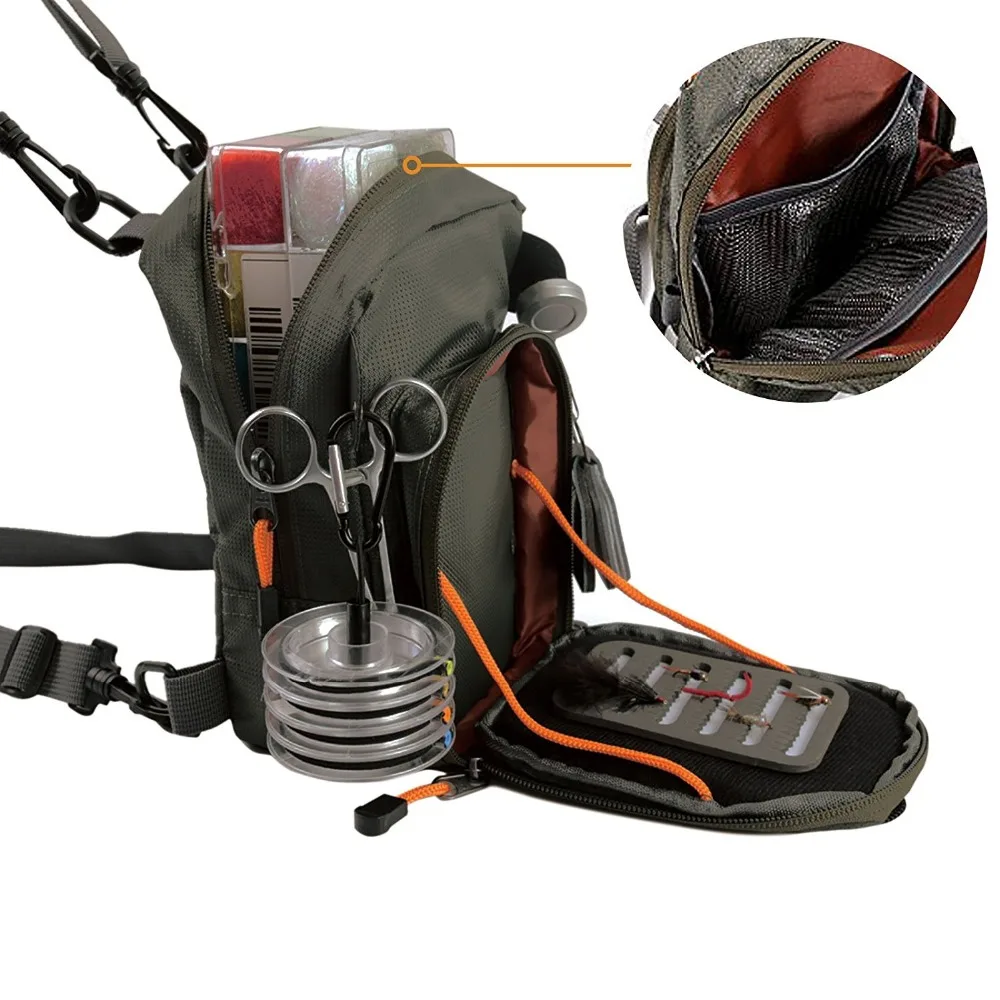Maximumcatch сумка для ловли нахлыстом рыболовный нагрудный рюкзак для рыбалки с аксессуарами для рыболовных инструментов