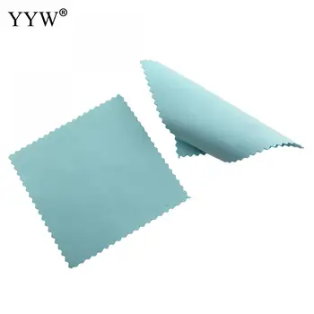 

10PCs/Bag Polishing Jewelry Cloth Silver Polish Tool Silver Jewelry Cleaner Anti-Tarnish Square Tag Jewelry Cleaning Cloth
