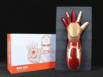 

Movie Figure Iron Man MK43 1/1 Cosplay Movable Wearable Arm Glove with Launch Sound Laser Weapon LED ABS Action Figure toys