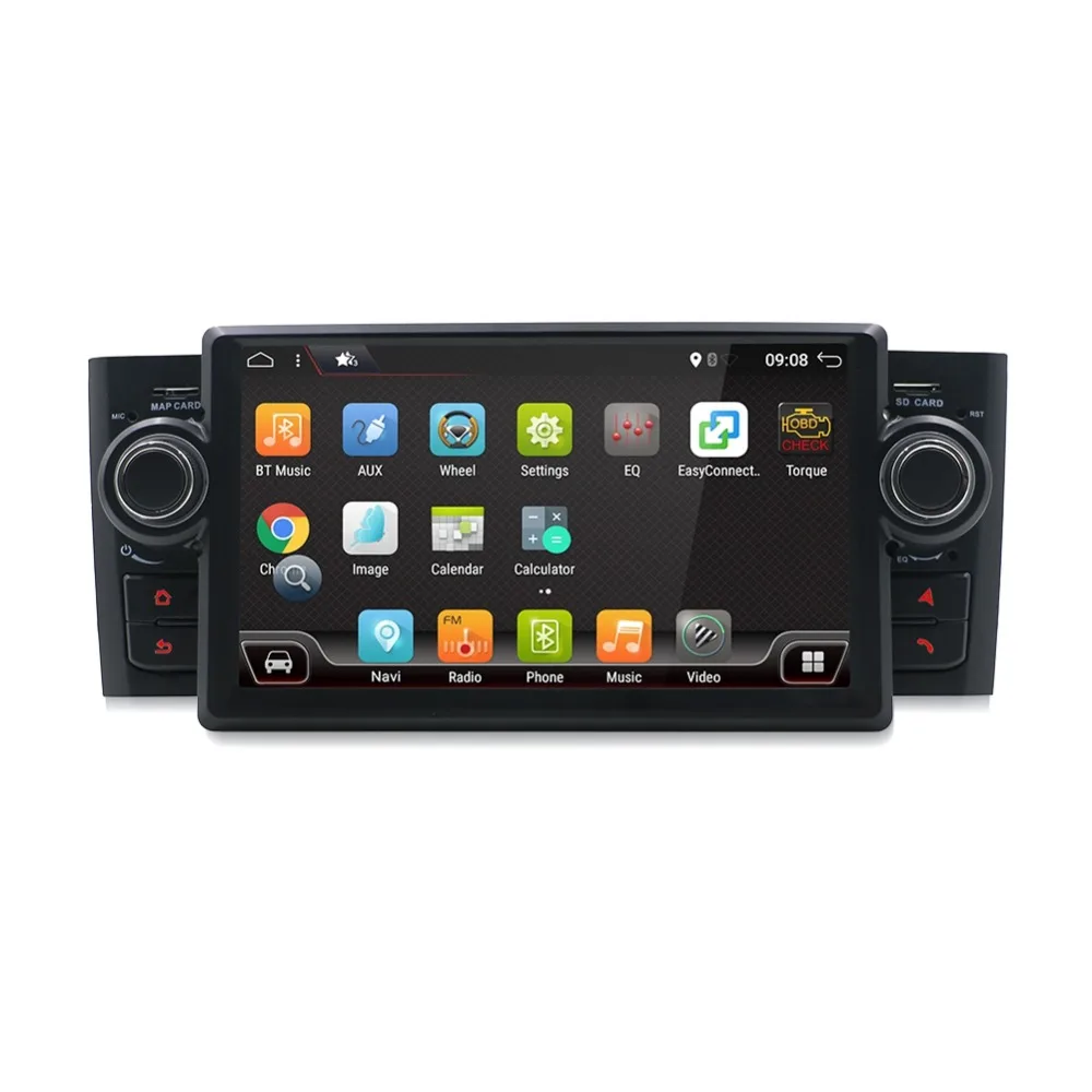 Best Android 9.0 Octa core Car DVD radio stereo player for Fiat Punto Linea 2006-2012 Grande with GPS wifi BT 4G LTE  SWC car stereo 1