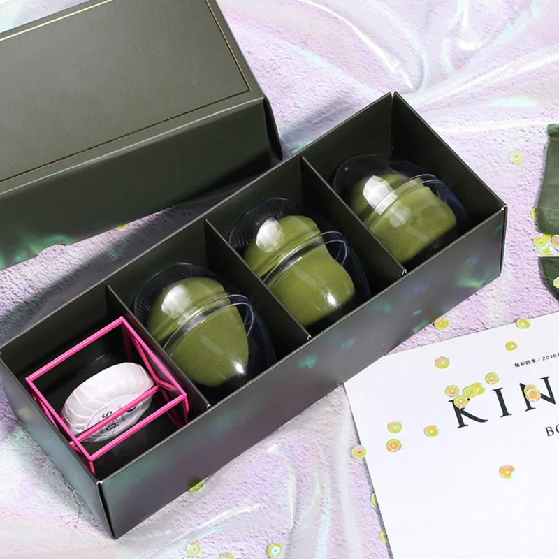 Три губки Hulu пуховка для пудры сухая влажная воздушная подушка стеллаж для хранения пудра слоеное мыло косметика