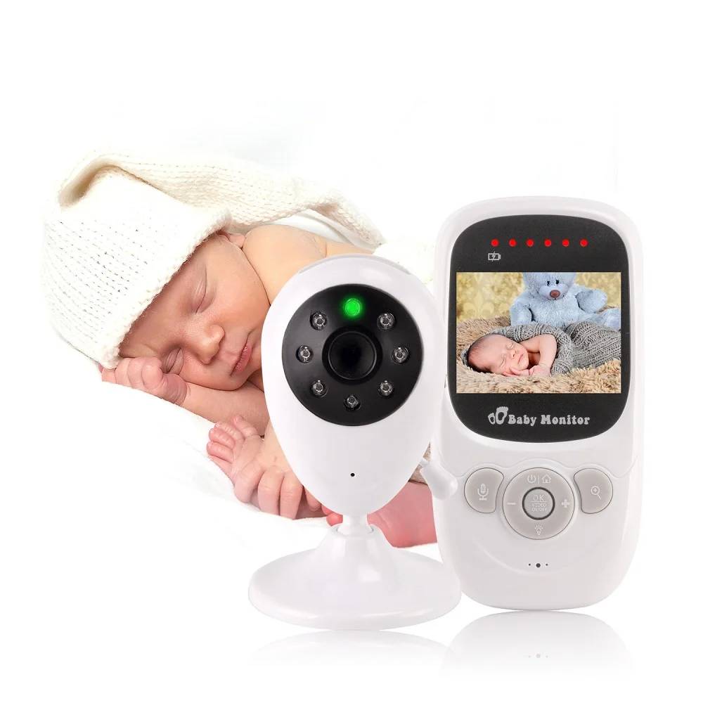 2,4 дюймовый беспроводной lcd Аудио Радио детский спальный монитор музыкальная няня, безопасность камера ночного видения портативная электронная няня